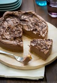 Cheesecake Au Chocolat Noir Tres Cremeux Sans Cuisson Recette Cheesecake Chocolat Recette Cheesecake Cheesecake