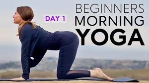 15 Minute Beginners Yoga Flow Morning Stretch Day 1 Fightmaster Yoga Videos Yoga Understand Yoga For Beginners Yoga Videos Yoga Flow