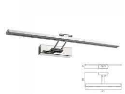 Abbiamo controllato centinaia di prodotti e abbiamo scelto il. V Tac Applique Lampada Led Da Parete Moderna 8w Cromato Lunghezza 455m A2z World Srl A2z World Srl