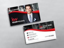 This Classically Designed Keller Williams Offers A Professional Design With Vibr Keller Williams Business Cards Masculine Business Cards Business Card Branding