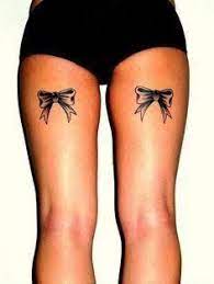 Lace Bow Tattoos On Legs Corset Google Search Tattoosonneck Lace Bow Tattoos Bow Tattoo Thigh Bow Tattoo