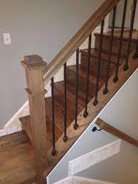 Wrought Iron Stair Railing Wood Stairs Wrought Iron Stairs