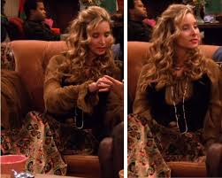 Friends Season 1 Episode 1 Full Episode Online Free Friends Phoebe S Outfits Season 1 Episode 6 Brown Chiffon Peasant Blouse With Black Wasitcoat And Brow Phoebe Buffay Outfits Friend Outfits Friends Fashion
