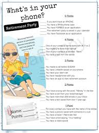 Retirement Party Game Whats In Your Phone Retirement Parties Retirement Party Decorations Teacher Retirement
