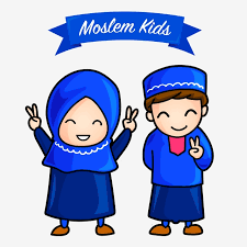 Muslim vectors photos and psd files free download. Gambar Anak Anak Muslim Perdamaian Comel Tersenyum Dalam Warna Biru Orang Senang Muda Png Dan Vektor Untuk Muat Turun Percuma