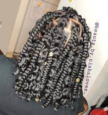 Medium Large Goddess Bob Box Braids By Nishalovee Follow Ig Beauty By Nishalovee Bobbraids Bobb Bob Box Braids Styles Large Box Braids Long Box Braids