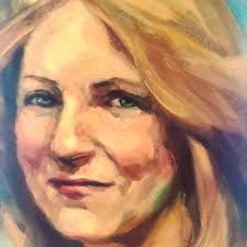 Today we introduce to you a Fuquay-Varina talent, Ann Marie Amico from Pam  Shank's Oil Painting collection “Voices”. “Self-employed graphic designer  and illustrator, artist, mother, supporter of the community in  Fuquay-Varina, NC.