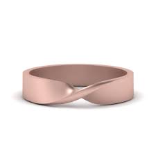 $360.00 (40% off) view details compare. Mens Twist Wedding Ring In Rose Gold Fascinating Diamonds