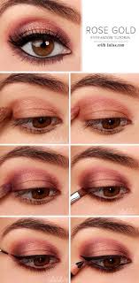 Hold your brush to the outer corner of your eye to check if you've applied the correct amount of eyeshadow. 10 Stunning Eye Makeup Tutorials For Brown Eyes Belletag