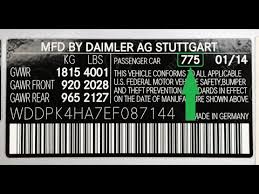 How To Find Your Mercedes Paint Code Youtube