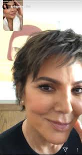 Kylie jenner is something of a hair chameleon. Kylie Jenner Wore A Kris Jenner Pixie Cut Wig And Looks Exactly Like Her Allure