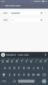 Cara membuat nama fb kosong versi banding. Cara Ganti Nama Operator Carrier Name Xiaomi Redmi Yukampus