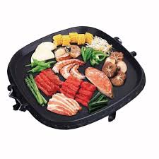 You can cook the strips of samgyupsal in large pieces or in bite size pieces. Korean Square Nonstick Bbq Samgyeopsal Maifan Stone Grill Pan For Stovetop Samgyupsal Barbecue Portable Hot Plate Samyupsal Smokeless Baked Beef Egg Indoor Stove Top Or Outdoor Bbq Lazada Ph