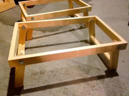 Follow these guidelines to add folding wooden table legs to a wooden table for crafts or hobbies. Diy Folding Desk Jaime Costiglio