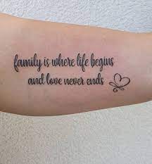 Are there any tattoos that represent your family? Family Tattoo Quotes Tumblr Best Of Forever Quotes