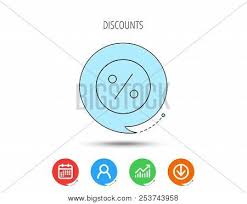 Discount Percent Icon Vector Photo Free Trial Bigstock