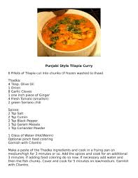 Punjabi Style Tilapia Curry Indian Food Recipes Desi Food Vegetarian Recipes