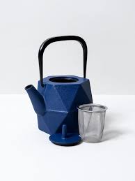 Iwachu Zakuro Cast Iron Teapot Navy In 2021 Cast Iron Tea Pot Tea Pots Modern Kettles