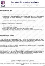 Refus de modification du contrat de travail. Modification Du Contrat De Travail Pdf Free Download