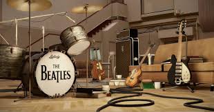 A rite of passage for musicians is having a song on the top 40 hits radio chart. The Beatles Rock Band Instruments Wallpaper