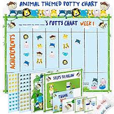 potty training chart for toddlers fun animal design