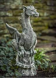 Abraxas Dragon Garden Statue By Campania International Dragon Garden Dragon Statue Garden Statues