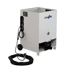 Then feed 1/2 a bag of fill into the machine and turn on the hose to start blowing the insulation. Intec Cyclone Insulation Blower Machine K81018 The Home Depot