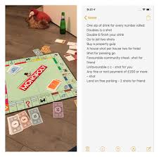 The cards are placed face down on the table and a big cup is placed in the middle of the table. Our Nye Tradition The Monopoly Drinking Game Happy