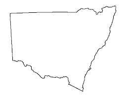 Blackline outline map of new south wales; Pin On Printable Patterns At Patternuniverse Com