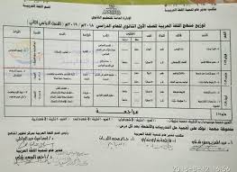 توزيع منهج اللغة العربية للصف الأول الثانوى ترمين 2019 بتوقيع المستشار