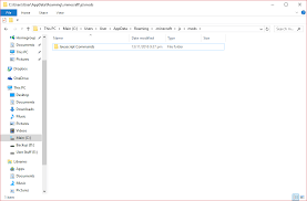 This allows you to copy a newly downloaded mod to the mods folder without having to search for the location manually. Javascript Commands Mods Minecraft 1 17 1 16 1 16 5 1 16 4 Forge Fabric 1 15 2