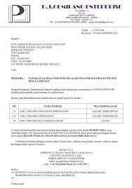 Latihan industri adalah wajib bagi semua pelajar di politeknik. Upli Psas Tawaran Tempat Latihan Industri Facebook