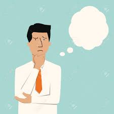 Problem analysis solution and project concept as surreal anonymous group of people with symbols instead head. Business Man Thinking Of Something Seriously Royalty Free Cliparts Vectors And Stock Illustration Image 28875506