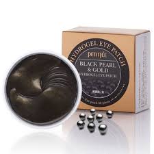 Petitfee Black Pearl Gold Hydrogel Eye Patch 60 Pieces Petitfee Black Pearl Gold Hydro Gel Eye Patch 60 Sheet Rinishop Black Pearl Pearls Eyepatch