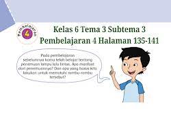 Kunci Jawaban Buku Tematik Tema 4 Kelas 6 Halaman 91 92 94 95 Koesrow Buku Mendongeng Belajar
