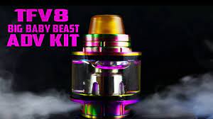 13ml Tfv8 Big Baby Beast Light Edition And Original Adv Kit All Day Vape Expansion Kit Youtube