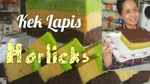 Di sini akan dikongsikan caranya. Kek Lapis Horlicks Kukus Sukatan Cawan Racfal Family Youtube