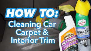 How to shampoo car carpet. How To Clean Car Carpet And Interior Trim At Home Shampoo Car Carpet Car Carpet Car Cleaning