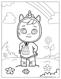 baby coloring page