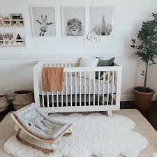 Baby gender neutral nursery project. Gender Neutral Jungle Nursery In Grey And White Nurserydecor Nurseryideas Nursery Baby Room Baby Bedroom Baby Room Decor