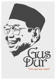 Gus Dur Gitu Aja Kok Repot By Astayoga On Deviantart In 2020 Indonesian Art Line Art Art