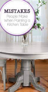 Christopher ekstrom and dan oldejans. 7 Common Mistakes Made Painting Kitchen Tables Painted Furniture Ideas Painted Kitchen Tables Painted Oak Table Furniture Diy