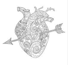Download this adorable dog printable to delight your child. Human Patterned Heart For Coloring Book Stock Illustration Illustration Of Grownups Antistress 171285910
