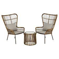 Arizona 3 Piece Garden Bistro Set Patio Backyard Garden Style Arizona Backyard Bistro Ga Outdoor Patio Furniture Sets Garden Furniture Sets Bistro Set