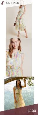 Shop the judy rainbow drop headband at anthropologie today. New Anthropologie Watercolor Pastel Midi Dress 6 Pastel Midi Dress Lace Up Leggings Midi Ruffle Dress