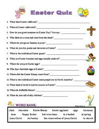 Whether you choose to play family vs. Easter Quiz Worksheets Teaching Resources Teachers Pay Teachers