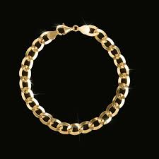 Because metals such as silver, nickel, copper and zinc are mixed with lesser karatage golds, it will make the 8k, 14k and 18k gold objects. 14k Italian Gold Grumetta Bracelet