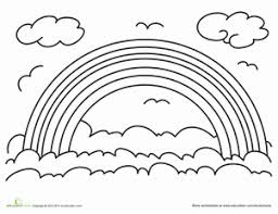 Browse your favorite printable rainbow coloring pages category to color and print and make your own rainbow coloring book. Rainbow Worksheet Education Com