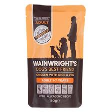 Want to try some chicken and rice recipes? Wainwright S Complete Adult Wet Dog Food Chicken Rice And Veg 150g Pets At Home