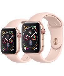 Black Apple Watch With Pink Sand Band Apple Watch Gold Aluminum Case With Pink Sand Sport Band Apple 38mm Apple Watch Band Apple Watch Bands Buy Apple Watch